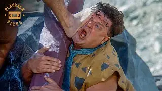 Fred and Barney Stop Cliff | The Flintstones