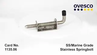 1135.06 Spring Loaded Shot Bolt S/Steel