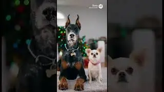 Best compilation of Christmas pets chase chaos #viralfunnyvideo #christmastree #holiday #pets #fun 