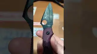 Spyderco sprint run. Dragonfly 2 with Micro-melt PD#1. #spyderc #knifereview #edc #edcgear