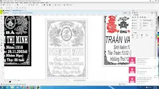 Mẫu bia mộ file Corel