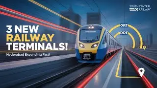 Hyderabad's 3 NEW Railway Terminals EXPANDING FAST Between Outer Ring Road & Regional Ring Roads!