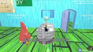 Squidward turns into an encyclopedia! (Ai sponge Rehydrated Clip)