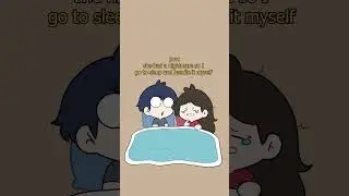 Fight her nightmares #puddleartstudio #cartoon #content #animation #couple #illustration #fyp #art