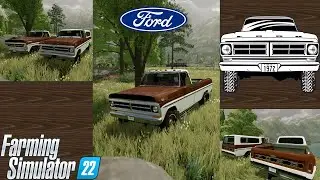 Farming Simulator 22 Pickup Mods/ Ford 1972 F100 Series