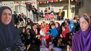 Local wedding celebration with tribal dance 💃🎶 | Hamed and mother at a traditional family ceremony