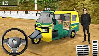 Offroad Tuk Tuk Auto Rickshaw Driving Simulator - Passenger Transport Games Android Gameplay
