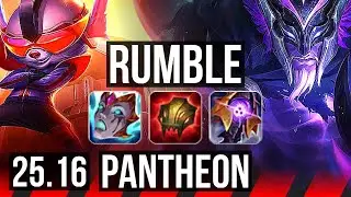 RUMBLE vs PANTHEON (TOP) | 10/3/9 | KR Master | 25.16