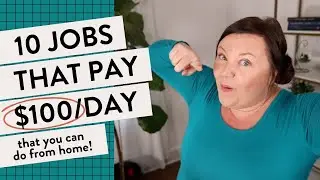 10 Work-from-Home Jobs That Pay $100/ Day