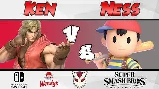 Ken vs Ness | The Smash Ultimate Tailgate | Super Smash Bros Ultimate
