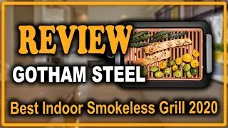 Gotham Steel Smokeless Electric Grill Review - Best Indoor Smokeless Grill 2020