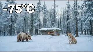 Surviving –75°C: Building an Energy-Efficient Log Cabin Alone in the Wild
