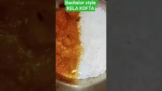 bachelor style Kela kofta with rice in pressure cooker #youtubeshorts #ytshorts #food #recipe