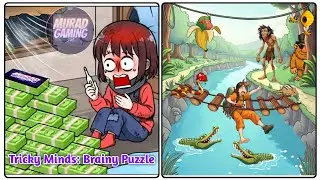 Tricky Minds Brainy Puzzle Level 86: Rescue The Girl !Gameplay Solution