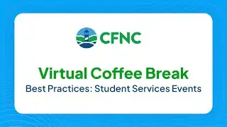 Virtual Coffee Break | Best Practices: Student Services Events