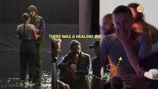 Millie crying after filming Eleven&rsquo;s last scene and Finn comforting her 😭