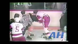 NHL Mar. 9, 1978 Dan Maloney,DET v Terry O'Reilly,BOS Live + (HL) Detroit Red Wings Boston Bruins