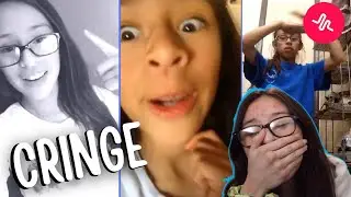 REACTING TO MY OLD MUSICALLYS!  *warning very cringe*