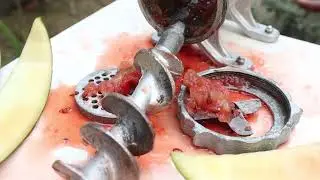 Experiment: Watermelon vs MEAT GRINDER