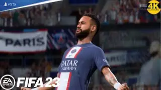 (PS5) FIFA 23 Gameplay | Neymar Jr is Unstoppable x Power Shot Feature #neymar #fifa23