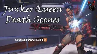 Junker Queen death scenes - Overwatch 2 [English voice]