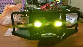 D90 NO.2 CHASSIS ESC UBEC WINCH SOUND TEST內裝裝飾配件與底盤配線分享聲組測試~底盤配置完成!發動引擎!電裝配置分享~