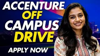 Accenture Off Campus Drive 2024 2021/2022/2023/2024 Batch | Accenture Off Campus hiring 2024