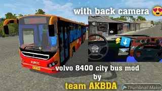 Volvo 8400 city bus mod released by team AKBDA - download link