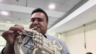 Aquecimento com a série harmônica e chegando na nota mais aguda do contralto do Hinário CCB H5 (Lá)