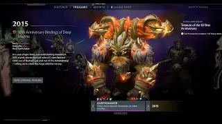 PREVIEW - Dota2 10 Year Anniversary Celebration Treasure Chest 2023