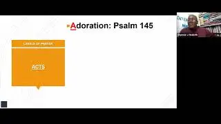 THE SEQUENCE/STRUCTURE OF PRAYER (Rev) Seymour Nesbeth
