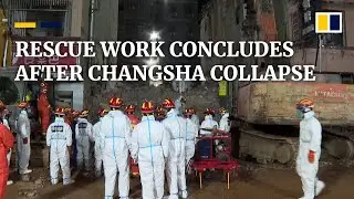 Rescue work wraps up after China building collapse, with 10 people pulled alive from the rubble