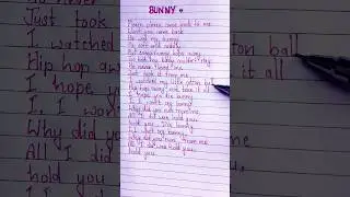 Sofie Dossi - BUNNY (Lyrics) #bunny #viral #trending #shorts #lyrics  #english #music