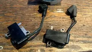Chainsaw, good coil, weak spark.