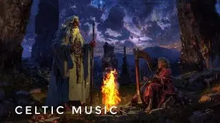 PEACEFUL SHIRE NIGHTS 🌌 Medieval Fantasy Music & Fireworks | Cozy Ambience For Focus & Sleep