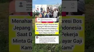 Menahan Tangis, Ekspresi Bos Jepang PT Maruwa Indonesia Saat Diteriaki Para Pekerja Minta Gaji