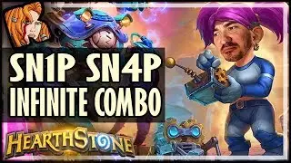 GET SN1P SN4P'D! INFINITE DMG COMBO! - Rise of Shadows Hearthstone