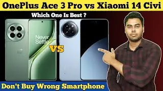 OnePlus Ace 3 Pro vs Xiaomi 14 Civi Full Comparison In Hindi | Best 5G Smartphones In 2024