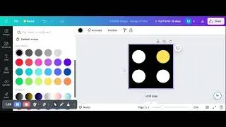 How to Create a Modern Circle Grid Design in Canva | Graphic Design Course at Steemit.com