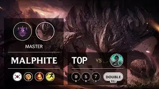 Malphite Top vs Karma - KR Master Patch 9.14