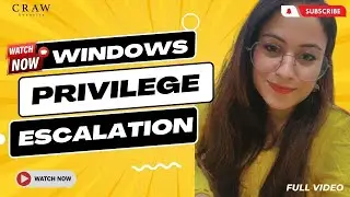 Windows Privilege Escalation | Penetration Testing | Cyber Security | WebPT