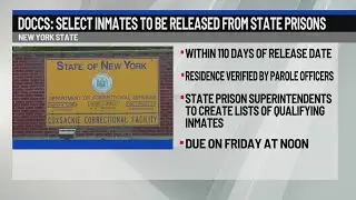 DOCCS releasing some inmates early due to staffing