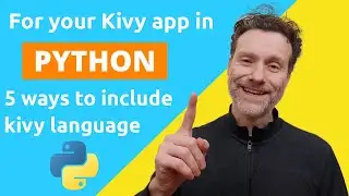 Kivy language in Python: 5 ways of linking Kivy language with Python