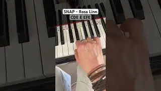 Easy Piano Tutorial - SNAP - Rosa Linn #pianotutorial