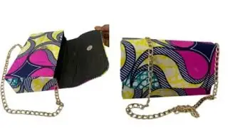 DIY Ankara purse no sew from scratch for beginners