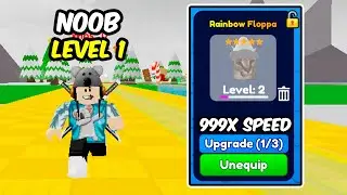 Starting Over as NOOB with OP PET in Roblox Christmas Race!