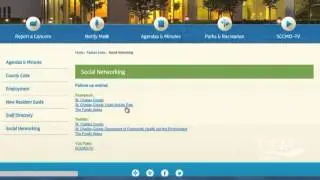 New St. Charles County Website - Social Media