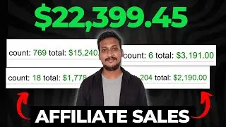 Как я заработал 22 399,45 долларов США на партнерских комиссиях всего с 2 видео на YouTube (партн...