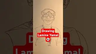 Drawing Lamine Yamal &ndash; Barcelona&rsquo;s Brightest Star ✍️🔵🔴