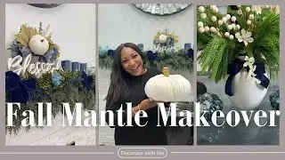 Fall Fireplace Mantel Decorating Ideas 🍂 Elegant Fall Home Decor for Living Room